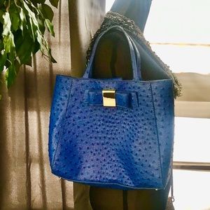 Ivanka Trump bow bag - blue purse